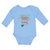Long Sleeve Bodysuit Baby I Listen to Reggae Music with My Daddy Cotton