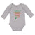 Long Sleeve Bodysuit Baby I Listen to Reggae Music with My Daddy Cotton