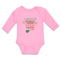 Long Sleeve Bodysuit Baby I Listen to Reggae Music with My Daddy Cotton