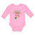 Long Sleeve Bodysuit Baby I Listen to Reggae Music with My Daddy Cotton