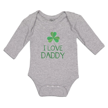 Long Sleeve Bodysuit Baby I Love Daddy Boy & Girl Clothes Cotton