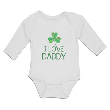 Long Sleeve Bodysuit Baby I Love Daddy Boy & Girl Clothes Cotton