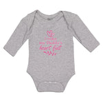 Long Sleeve Bodysuit Baby I Make My Daddy's Heart Full Boy & Girl Clothes Cotton