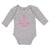 Long Sleeve Bodysuit Baby I Make My Daddy's Heart Full Boy & Girl Clothes Cotton