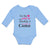 Long Sleeve Bodysuit Baby I'M The Pink in My Daddy's World of Camo Cotton