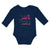 Long Sleeve Bodysuit Baby I'M The Pink in My Daddy's World of Camo Cotton