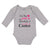 Long Sleeve Bodysuit Baby I'M The Pink in My Daddy's World of Camo Cotton