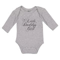 Long Sleeve Bodysuit Baby Little Daddy's Girl Boy & Girl Clothes Cotton