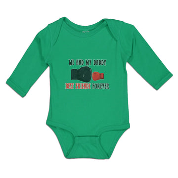 Long Sleeve Bodysuit Baby Me and My Daddy Best Friends Forever Cotton