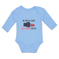 Long Sleeve Bodysuit Baby Me and My Daddy Best Friends Forever Cotton