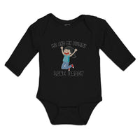 Long Sleeve Bodysuit Baby Me and My Mummy Love Daddy Boy & Girl Clothes Cotton