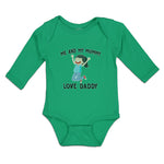 Long Sleeve Bodysuit Baby Me and My Mummy Love Daddy Boy & Girl Clothes Cotton
