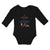 Long Sleeve Bodysuit Baby I Rock at Sports Boy & Girl Clothes Cotton