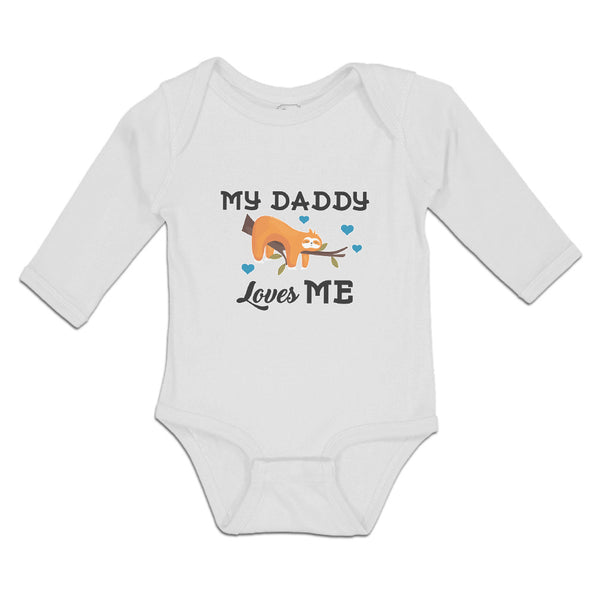 Long Sleeve Bodysuit Baby My Daddy Loves Me Boy & Girl Clothes Cotton