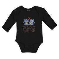 Long Sleeve Bodysuit Baby My Papaw Loves Me Boy & Girl Clothes Cotton