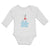 Long Sleeve Bodysuit Baby Not Now. I'M Watching Dem Boys with Daddy Cotton