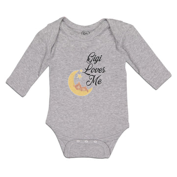 Long Sleeve Bodysuit Baby Gigi Loves Me Boy & Girl Clothes Cotton