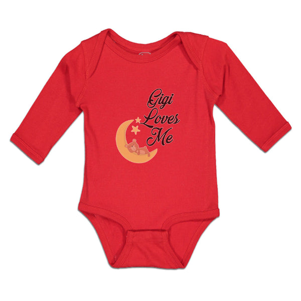 Long Sleeve Bodysuit Baby Gigi Loves Me Boy & Girl Clothes Cotton - Cute Rascals