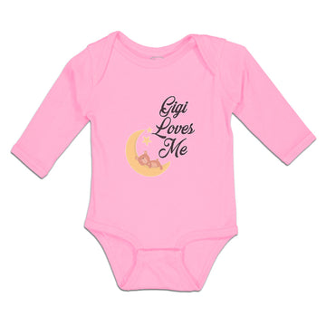 Long Sleeve Bodysuit Baby Gigi Loves Me Boy & Girl Clothes Cotton