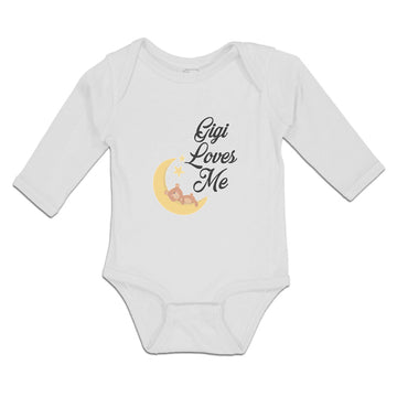 Long Sleeve Bodysuit Baby Gigi Loves Me Boy & Girl Clothes Cotton