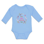 Long Sleeve Bodysuit Baby My Gigi Loves Me Boy & Girl Clothes Cotton