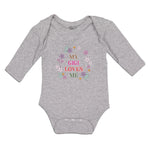 Long Sleeve Bodysuit Baby My Gigi Loves Me Boy & Girl Clothes Cotton