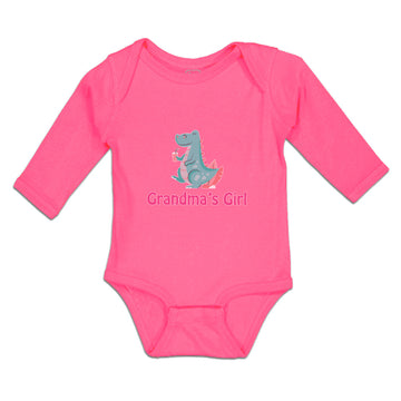 Long Sleeve Bodysuit Baby Grandma's Girl Boy & Girl Clothes Cotton