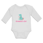 Long Sleeve Bodysuit Baby Grandma's Girl Boy & Girl Clothes Cotton - Cute Rascals