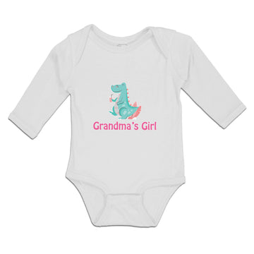 Long Sleeve Bodysuit Baby Grandma's Girl Boy & Girl Clothes Cotton