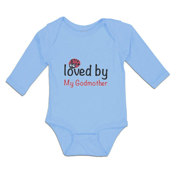 Long Sleeve Bodysuit Baby Loved by My Godmother Boy & Girl Clothes Cotton
