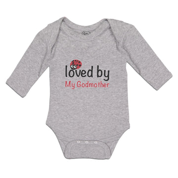 Long Sleeve Bodysuit Baby Loved by My Godmother Boy & Girl Clothes Cotton