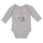 Long Sleeve Bodysuit Baby My Godmother Loves Me Boy & Girl Clothes Cotton