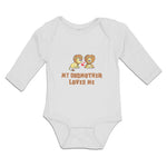 Long Sleeve Bodysuit Baby My Godmother Loves Me Boy & Girl Clothes Cotton