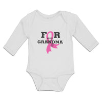 Long Sleeve Bodysuit Baby For My Grandma Boy & Girl Clothes Cotton - Cute Rascals