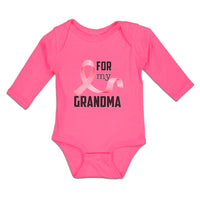 Long Sleeve Bodysuit Baby For My Grandma Boy & Girl Clothes Cotton - Cute Rascals
