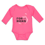 Long Sleeve Bodysuit Baby For My Nana Boy & Girl Clothes Cotton - Cute Rascals