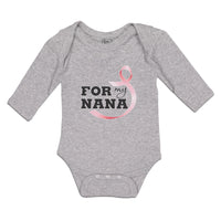 Long Sleeve Bodysuit Baby For My Nana Boy & Girl Clothes Cotton - Cute Rascals