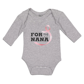 Long Sleeve Bodysuit Baby For My Nana Boy & Girl Clothes Cotton