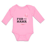 Long Sleeve Bodysuit Baby For My Nana Boy & Girl Clothes Cotton - Cute Rascals