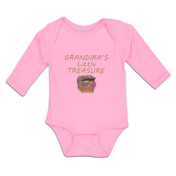 Long Sleeve Bodysuit Baby Grandma's Little Treasure Boy & Girl Clothes Cotton