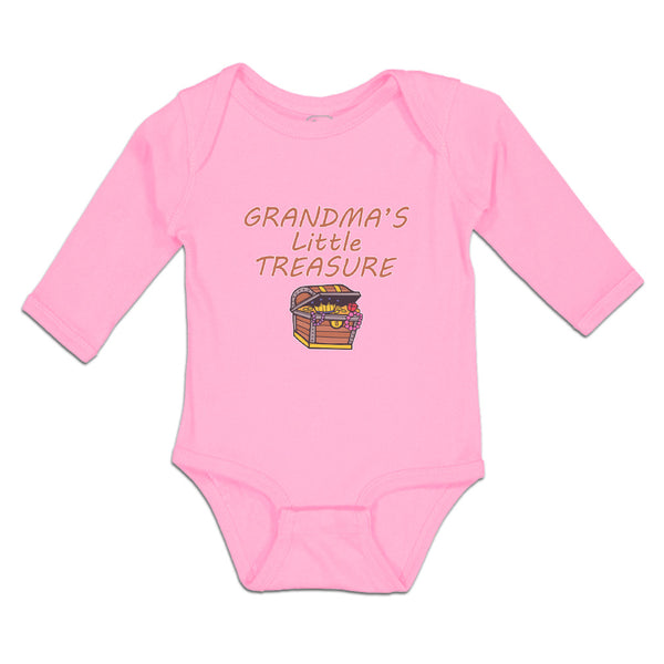 Long Sleeve Bodysuit Baby Grandma's Little Treasure Boy & Girl Clothes Cotton - Cute Rascals