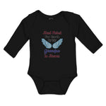 Long Sleeve Bodysuit Baby Hand Picked for Earth by My Grandpa in Heaven Cotton - Cute Rascals