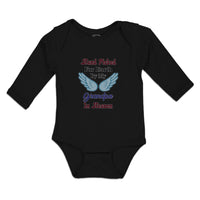 Long Sleeve Bodysuit Baby Hand Picked for Earth by My Grandpa in Heaven Cotton - Cute Rascals