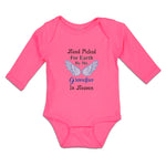 Long Sleeve Bodysuit Baby Hand Picked for Earth by My Grandpa in Heaven Cotton - Cute Rascals