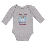 Long Sleeve Bodysuit Baby Hand Picked for Earth by My Grandpa in Heaven Cotton - Cute Rascals
