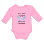 Long Sleeve Bodysuit Baby Hand Picked for Earth by My Grandpa in Heaven Cotton - Cute Rascals