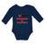 Long Sleeve Bodysuit Baby I Love My Grandma & Grandpa Boy & Girl Clothes Cotton