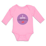 Long Sleeve Bodysuit Baby I Love Grandpa Boy & Girl Clothes Cotton