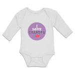 Long Sleeve Bodysuit Baby I Love Grandpa Boy & Girl Clothes Cotton
