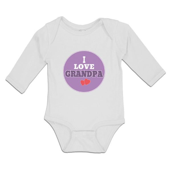 Long Sleeve Bodysuit Baby I Love Grandpa Boy & Girl Clothes Cotton